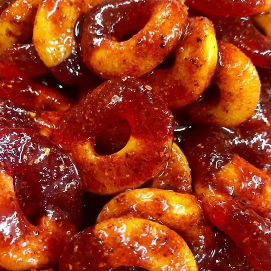 Chamoy Peachy Rings